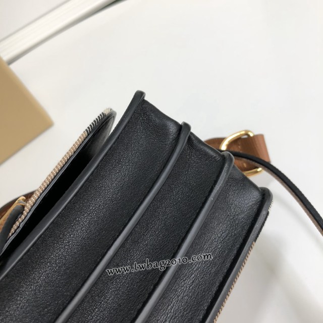 Burberry專門店新款搭扣包 巴寶莉精紡House格紋單肩斜挎女包 yxb1205